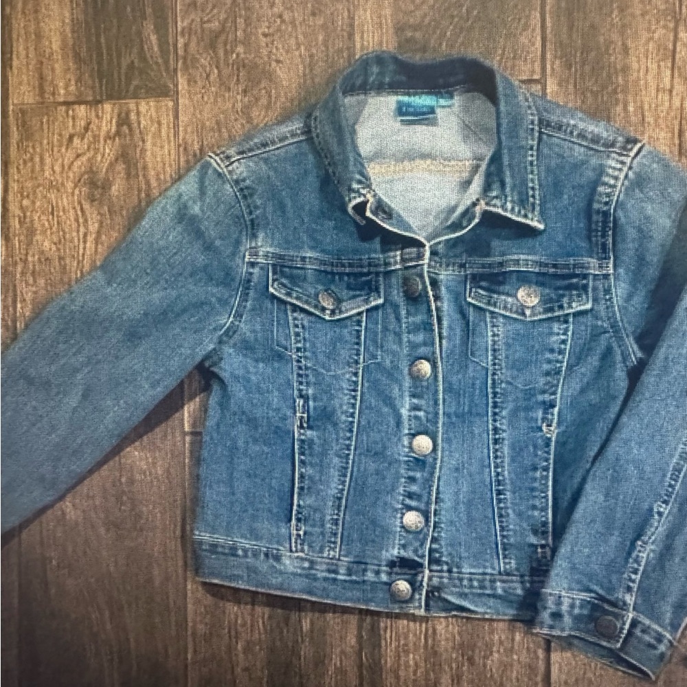 Disney Encanto Embroidered Denim Jacket with Colorful Mandala - Picture 2 of 6